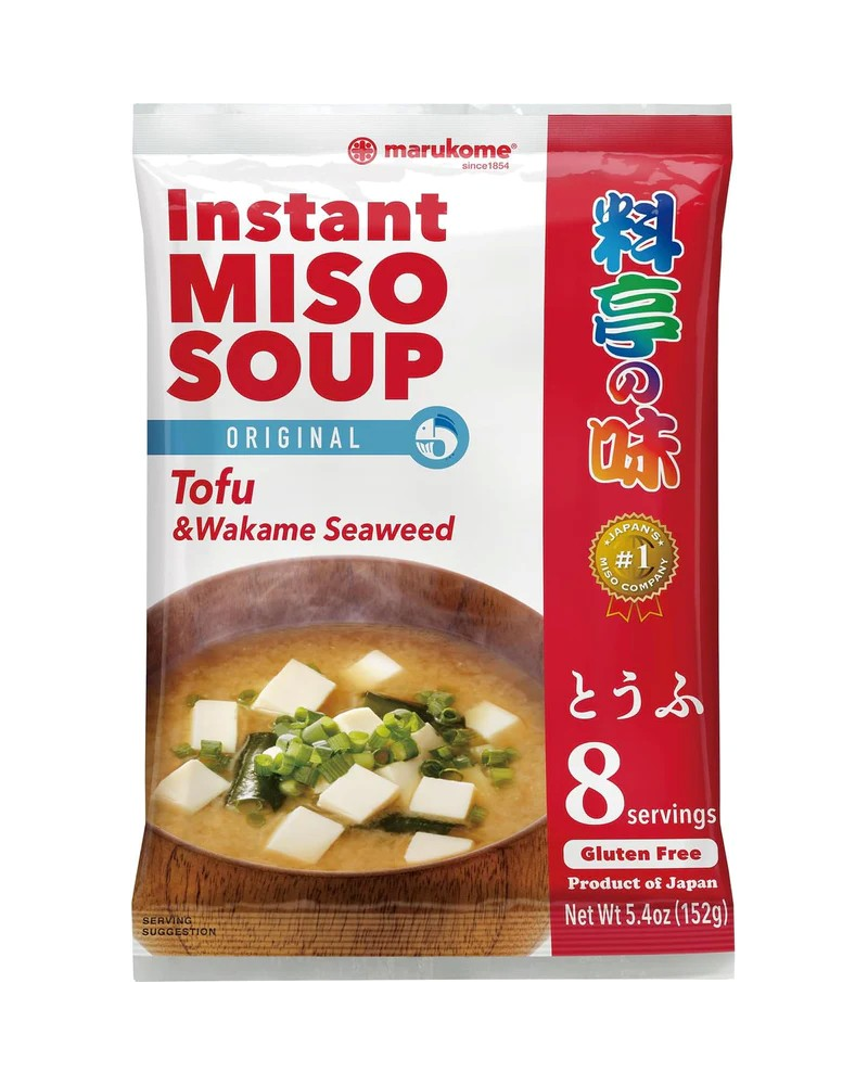 Sopa Miso Marukome Wakame & Tofu 8uds 152gr