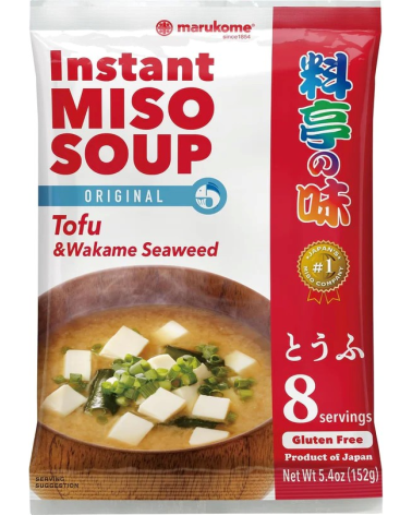 Sopa Miso Marukome Wakame & Tofu 8uds 152gr