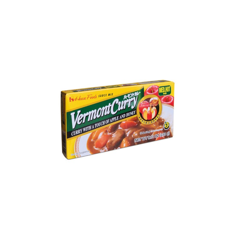 Vermont Curry Medio Picante 230gr