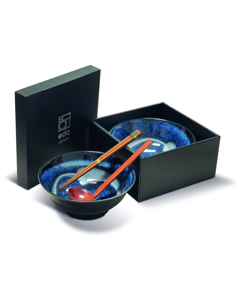 EDO Ramen Bowl Set IZAYOI 22cm