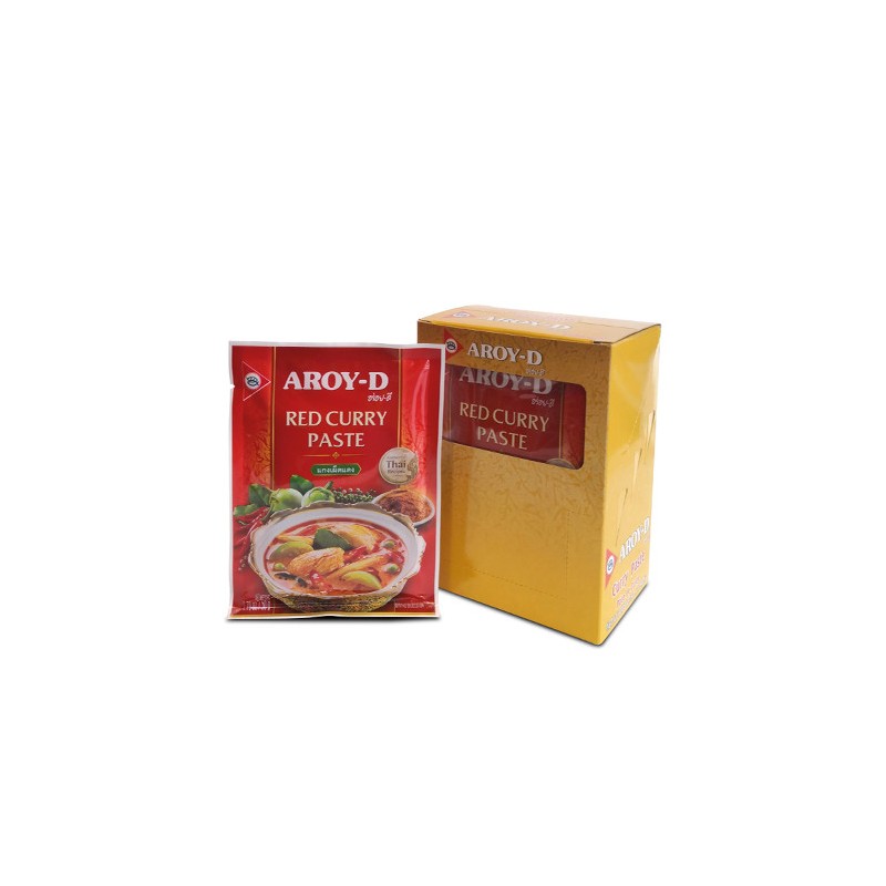 Pasta Curry Rojo Aroy-D 50gr