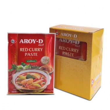 Pasta Curry Rojo Aroy-D 50gr