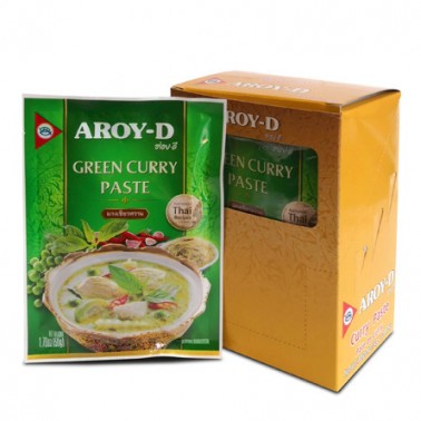 Pasta Curry Verde Aroy-D 50gr