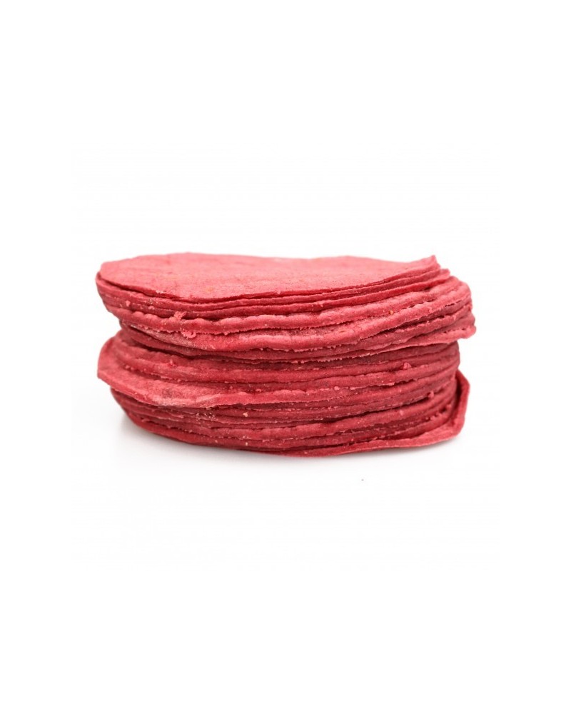 Tortilla Maiz Roja Maya 13cm 22uds