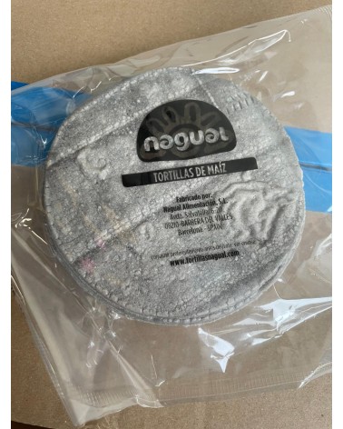 Tortilla de maíz azul Nagual 12cm 20uds