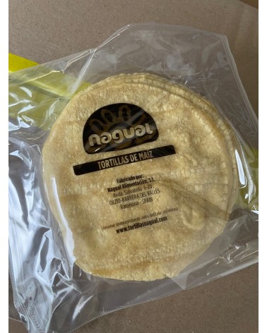 Tortilla de maíz amarillo Nagual 12cm 20uds