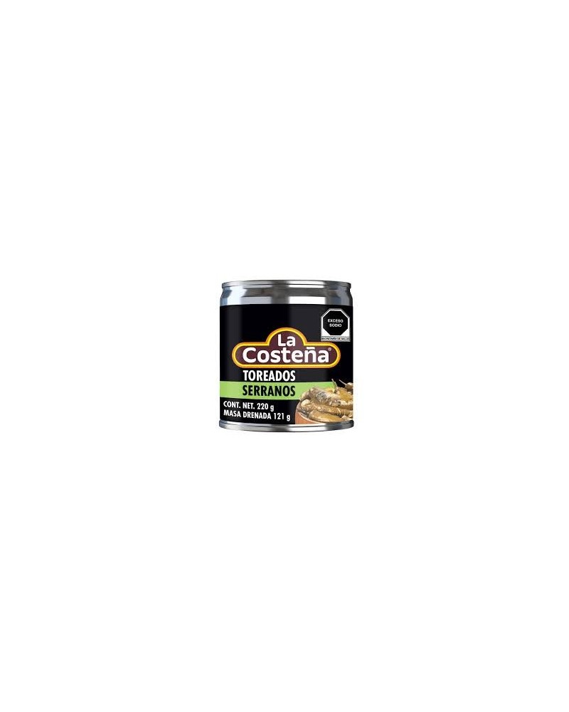 Chiles Serranos Toreados La Costeña 220gr