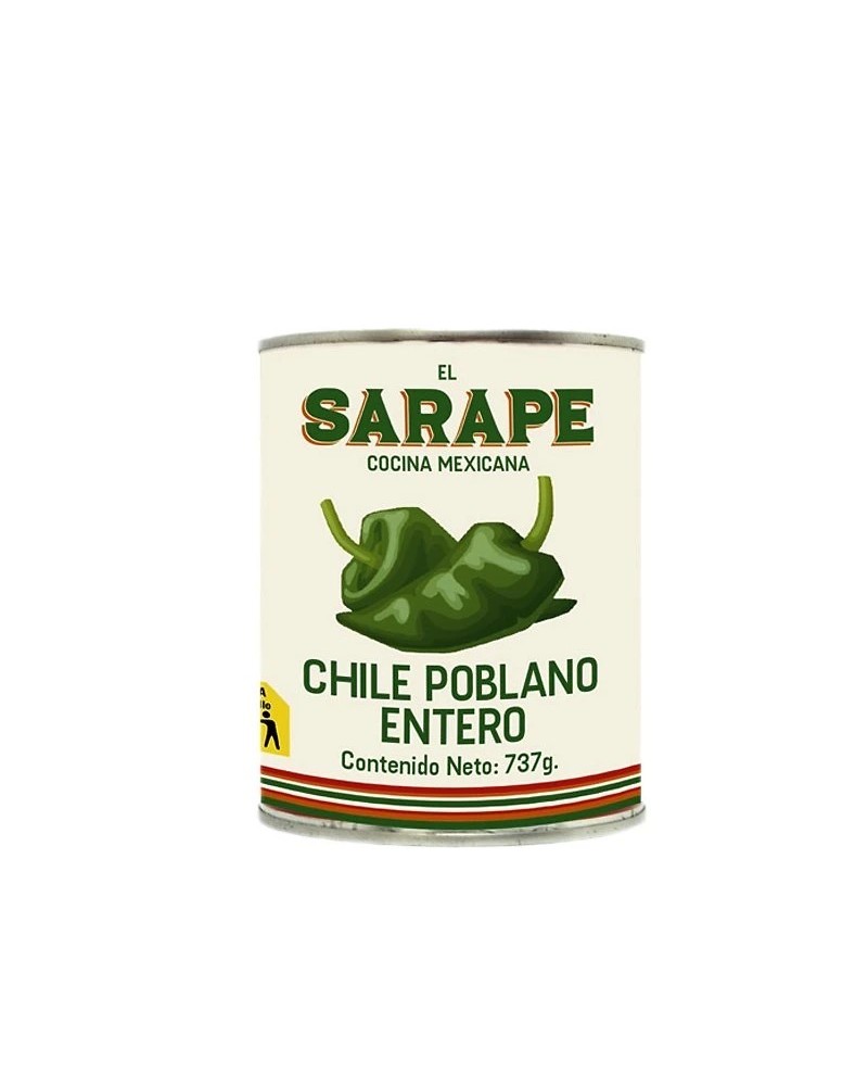 Chiles Poblanos El Sarape 737gr