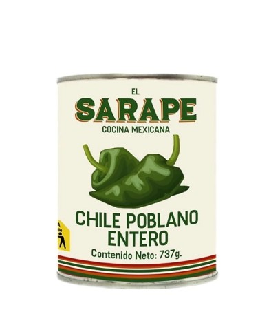 Chiles Poblanos El Sarape 737gr