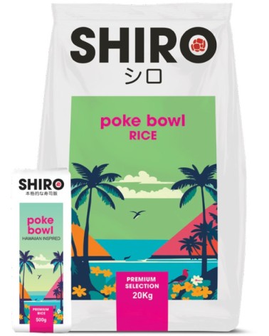 Arroz Shiro Sushi Poke Bowl 20Kg