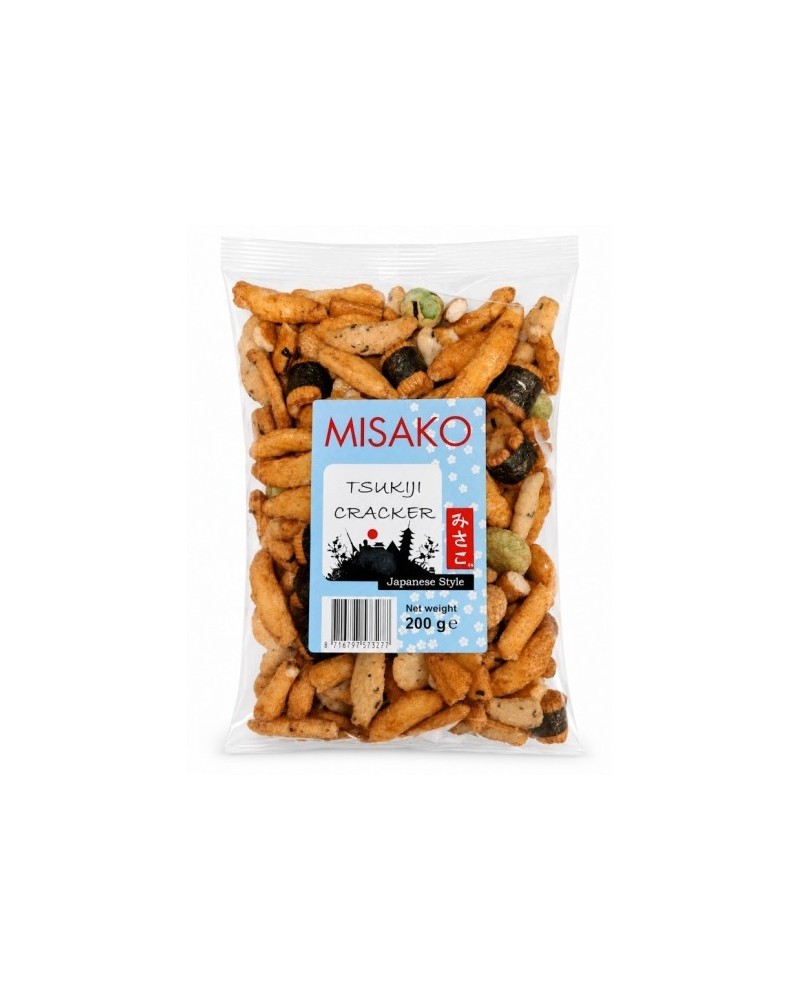 Nori Rice & Peanut Cracker Misako 200gr