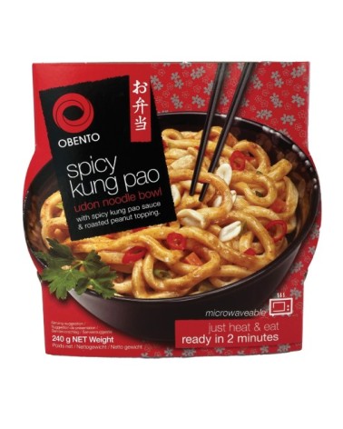 Obento Udon Bowl Spicy Kung Pao 240gr