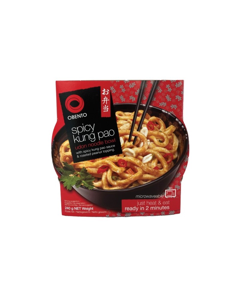 Obento Udon Bowl Spicy Kung Pao 240gr