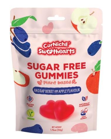 Corniche Gominolas Corazón Sin Azucar de Arándano Siberiano y Manzana 50gr