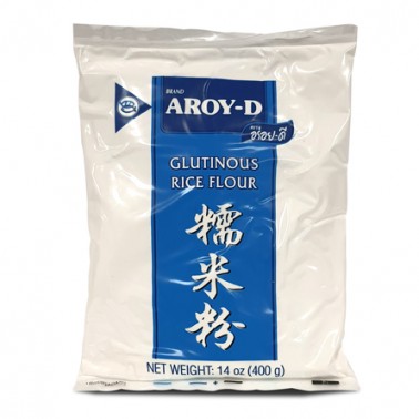 Harina de Arroz Glutinoso Aroy-D 400gr