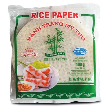 Papel de Arroz Redondo 22cm BT 400gr