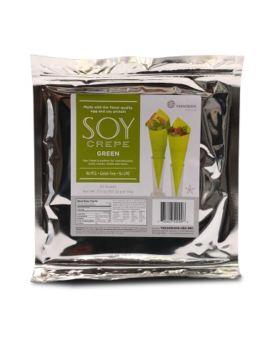 Mamenori hojas soja verde 20 hojas