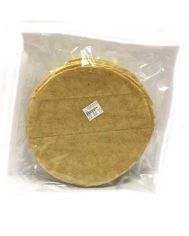 Tortilla de maíz amarillo 15cm 20uds