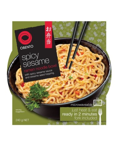 Obento Spicy Sesame Ramen Noodle Bowl 240gr