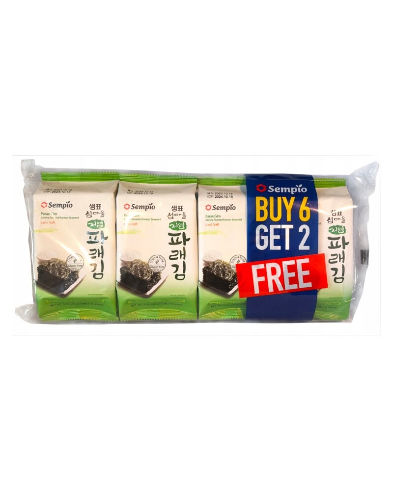 Snack Alga Nori condimentada Sempio 3,5g x 6+2