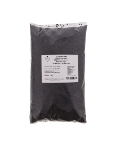 Sésamo negro sin tostar 1Kg Okaya