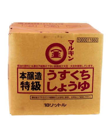 Salsa de Soja Usukuchi Marukin 18L