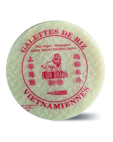 Papel de arroz 22cm Lion-Brand 400gr