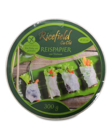 Papel de Arroz 22cm Ricefield 300gr