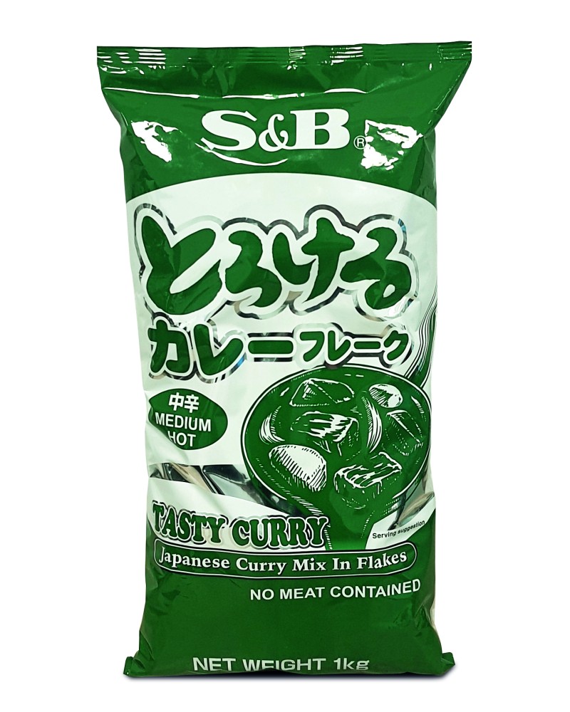 Tasty Curry Mix Flakes S&B 1Kg