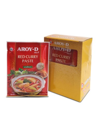 Pasta Curry Rojo Aroy-D 50gr
