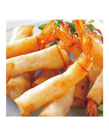 Rollito Langostino en Pasta Filo 800gr (40p)