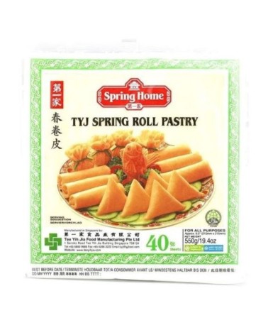 Pasta de Rollos de Primavera TYJ (21,5Cm) 40 Hojas