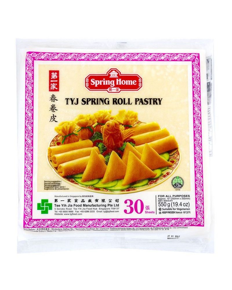 Pasta de Rollos de Primavera TYJ (25Cm) 30 Hojas