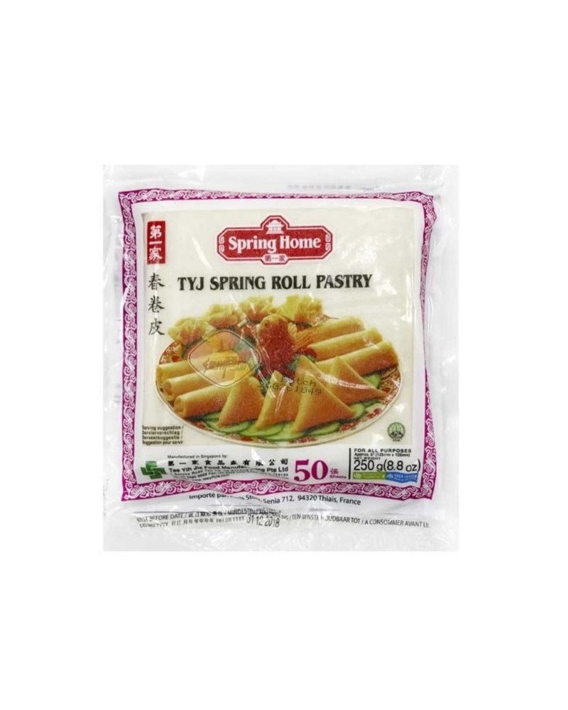 Pasta de Rollos de Primavera TYJ (19Cm) 50 Hojas