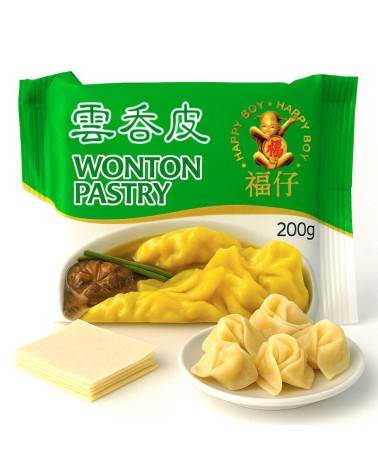 Pasta de Wantun Verde Cocer 200gr