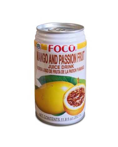 FOCO Bebida Mango&Fruta Pasión 350ml