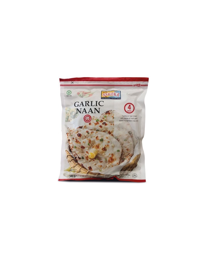 Ashoka Tandoori Naan Ajo 4 uds 340gr