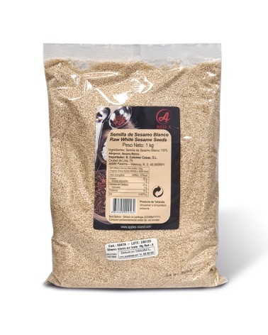 Sésamo blanco sin tostar 1Kg Red-A
