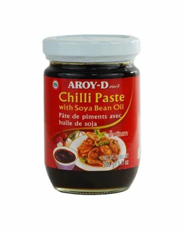 Pasta Chili con soja Aroy-D (Prik Pao) 520gr