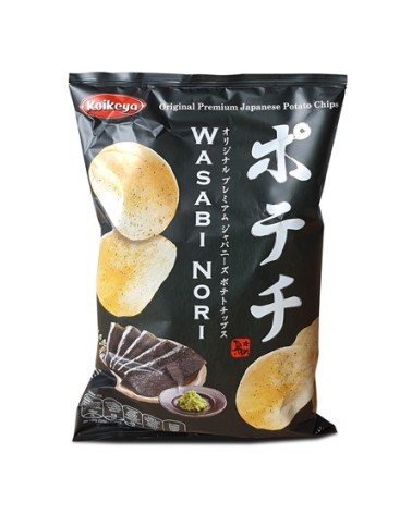 Koikeya wasabi nori chips 100gr