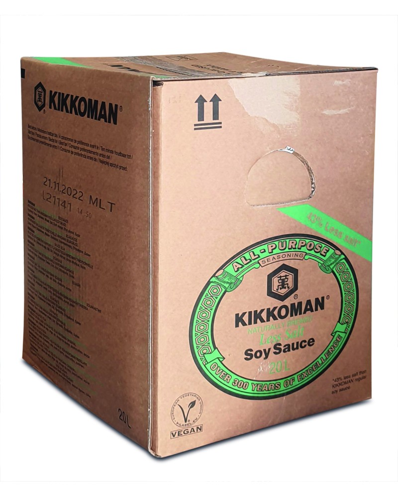Salsa de Soja Kikkoman baja en sal 20L