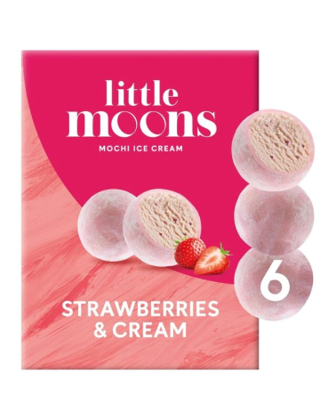 Mochi LM Helado de Fresas con Nata 32gr x 6