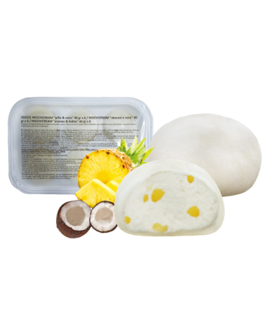 Mochicream Piña y coco 40gr x 6
